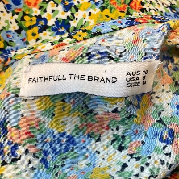 Faithfull The Brand Jeanette Floral Mini Dress 6 - Picture 5 of 10